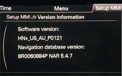 MMI 3G+ 7" 4-Pin LVDS Version: HN+_**_** 08/2008>03/2011