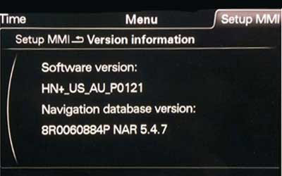 MMI 3G+ 7" 4-Pin LVDS Version: HN+_**_** 09/2008>03/2010