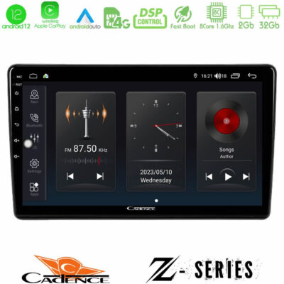 Cadence Z Series Peugeot Partner / Citroen Berlingo 2008-2018 8Core Android12 2+32GB Navigation Multimedia Tablet 9"