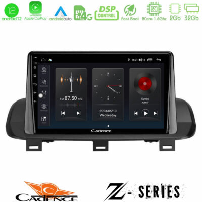 Cadence Z Series Nissan Qashqai J12 & X-Trail T33 8core Android12 2+32GB Navigation Multimedia Tablet 10"