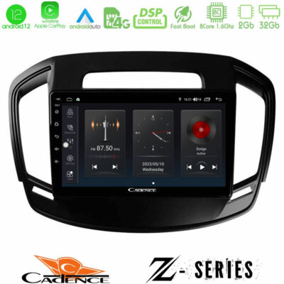 Cadence Z Series Opel Insignia 2014-2017 8core Android12 2+32GB Navigation Multimedia Tablet 9"