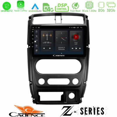 Cadence Z Series Suzuki Jimny 2007-2017 8core Android12 2+32GB Navigation Multimedia Tablet 9"