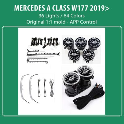 DIQ AMBIENT 8176 A4D FULLKIT BENZ A (W177) mod.2019-2022 (Digital iQ Ambient Light MERCEDES A W177 mod.2019-2022, 36 Lights)