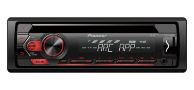 Δέκτης CD Pioneer DEH-S121UB 4x50W/USB1-DIN με δέκτη RDS, USB, Aux-In και τηλεχειριστήριο.