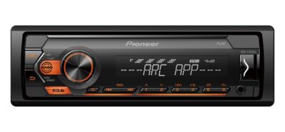 Pioneer MVH-S120UBA 1-DIN με πορτοκαλί φωτισμό, USB και AUX-in