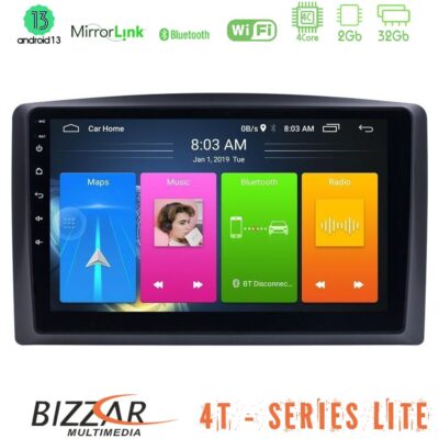 Bizzar 4T Series Mercedes Vito 2015-2021 4Core Android13 2+32GB Navigation Multimedia Tablet 10"