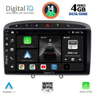 DIGITAL IQ BXF 6513_CPAA (9inc) MULTIMEDIA TABLET for PEUGEOT 308 mod.2007-2012 - RCZ mod.2009-2015