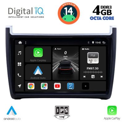 DIGITAL IQ BXF 6757_CPAA (9inc) MULTIMEDIA TABLET for VW POLO mod. 2014-2017