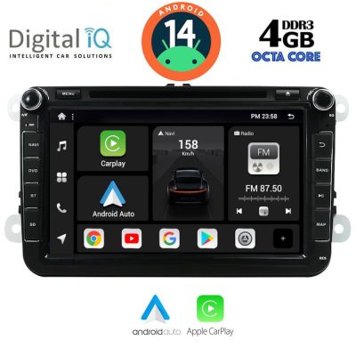 DIGITAL IQ BXF 679_CPAA (8" DVD) MULTIMEDIA SYSTEM for VW – SKODA – SEAT GROUP mod. 2004-2014
