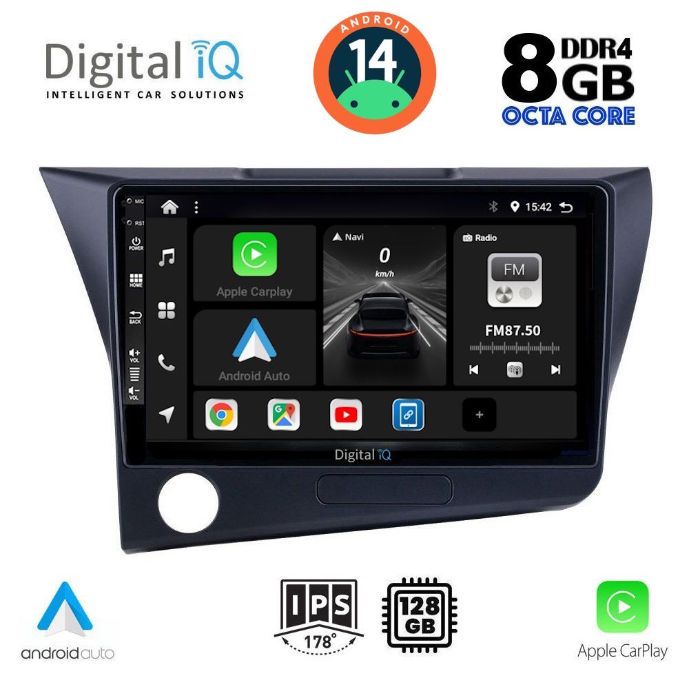 DIGITAL IQ BXF 7203_CPAA (9inc) MULTIMEDIA TABLET for HONDA CRZ mod. 2010-2016