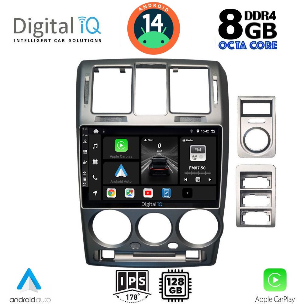 DIGITAL IQ BXF 7222_CPAA (9inc) MULTIMEDIA TABLET for HYUNDAI GETZ mod. 2002-2011