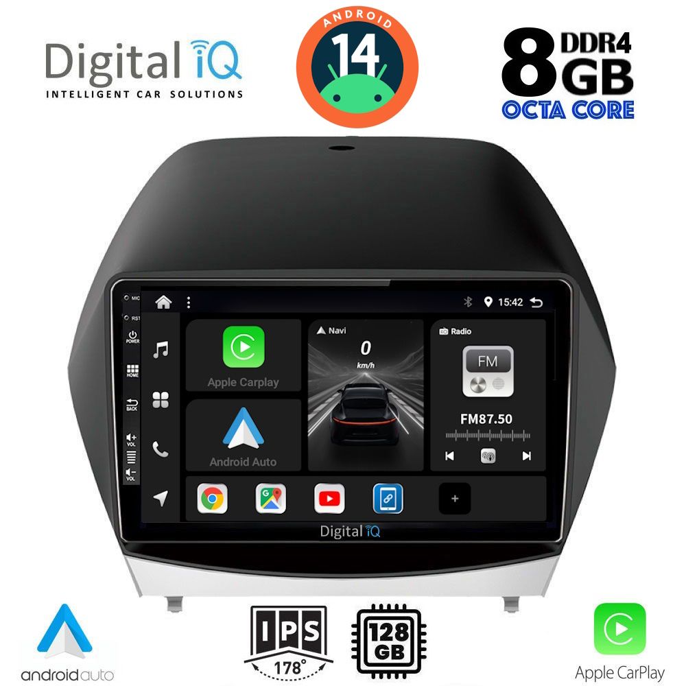 DIGITAL IQ BXF 7235_CPAA (10inc) MULTIMEDIA TABLET for HYUNDAI iX35  mod. 2010-2015