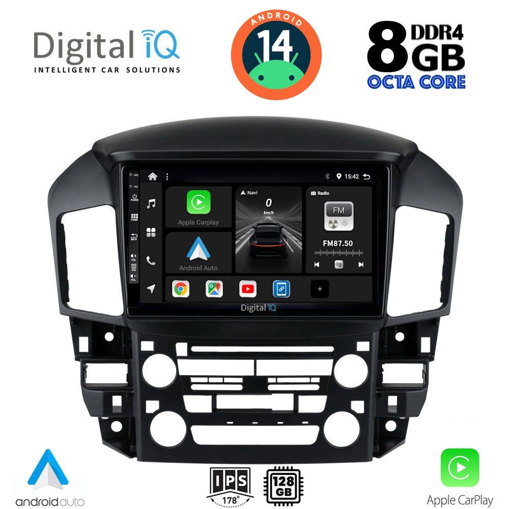 DIGITAL IQ BXF 7344_CPAA (9inc) MULTIMEDIA TABLET for LEXUS RX 300 mod. 1998-2003