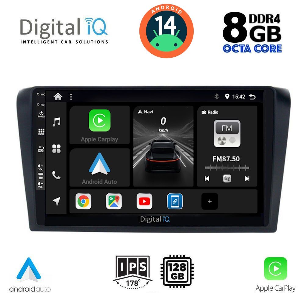 DIGITAL IQ BXF 7365_CPAA (9inc) MULTIMEDIA TABLET for MAZDA 3 mod. 2003-2008