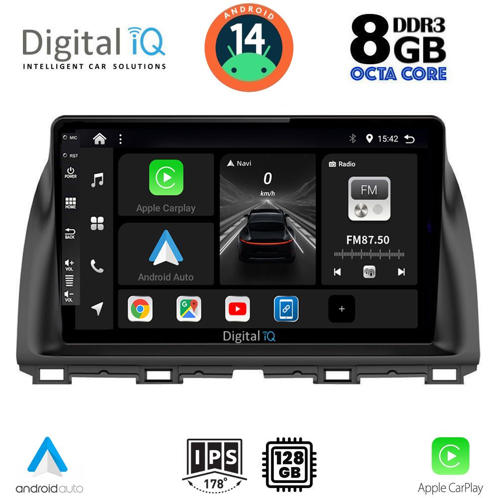 DIGITAL IQ BXF 7380_CPAA (10inc) MULTIMEDIA TABLET for MAZDA  CX5 mod. 2013-2017
