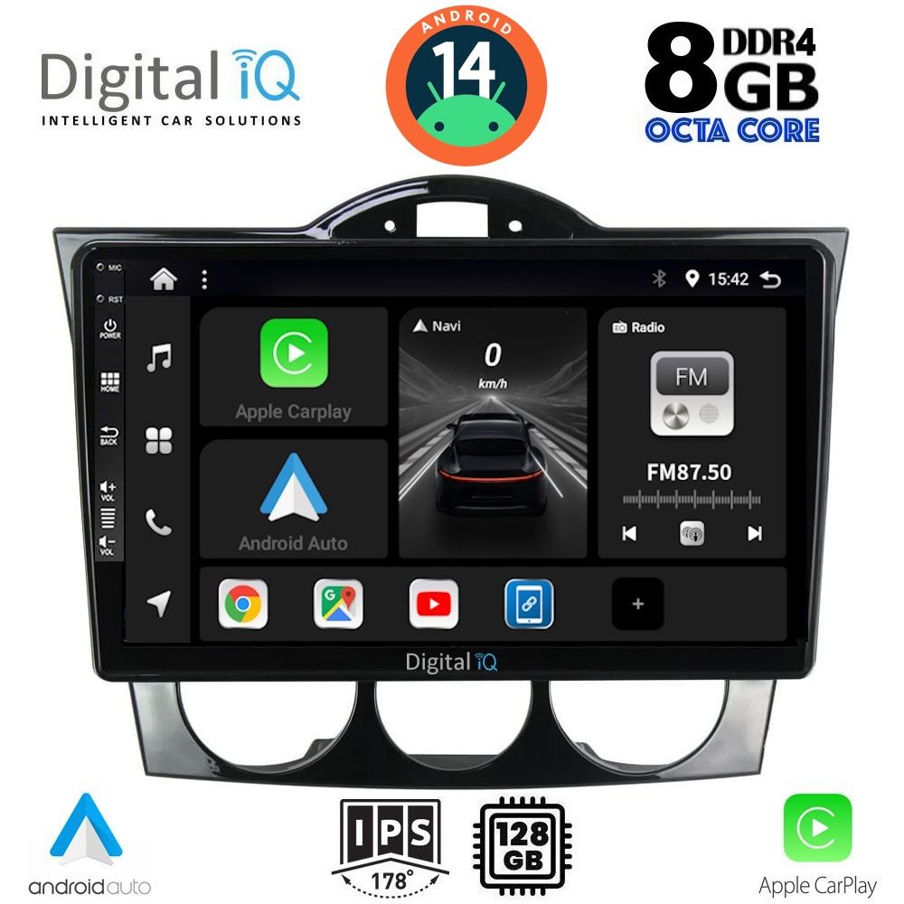 DIGITAL IQ BXF 7394_CPAA (9inc) MULTIMEDIA TABLET for MAZDA RX8 mod. 2001-2008