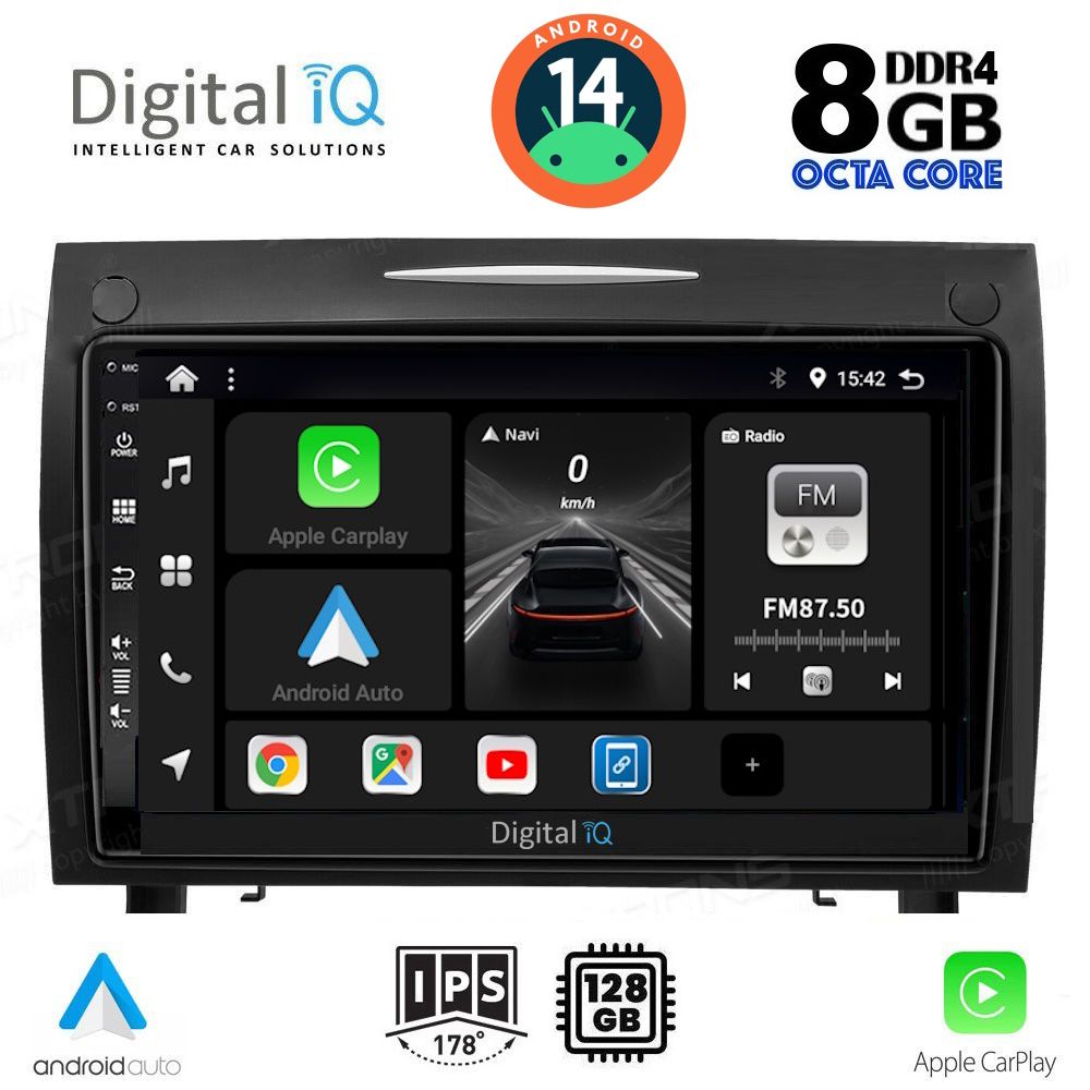 DIGITAL IQ BXF 7419_CPAA (9inc) MULTIMEDIA TABLET for MERCEDES SLK R171 mod. 2004-2010