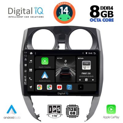 DIGITAL IQ BXF 7464_CPAA (10inc) MULTIMEDIA TABLET for NISSAN NOTE mod. 2012>