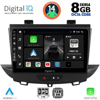 DIGITAL IQ BXF 7490_CPAA (9inc) MULTIMEDIA TABLET for OPEL CROSSLAND – GRANDLAND mod. 2017>