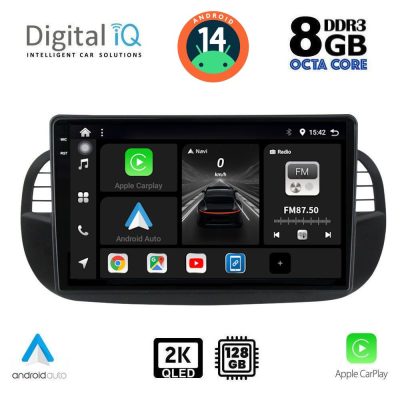 DIGITAL IQ BXF 8130_CPAA (9inc) MULTIMEDIA TABLET for FIAT 500 mod. 2007-2015
