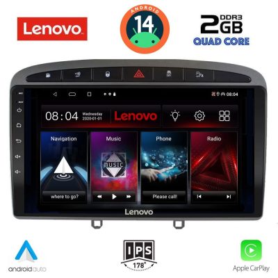 LENOVO LVD 2513_CPA (9inc) MULTIMEDIA TABLET for PEUGEOT 308 mod.2007-2012 - RCZ mod.2009-2015