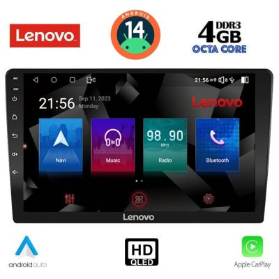 Οθόνη Tablet Lenovo SSX 9910_CPA 10″ QLED με Android Auto & Car Play / WIFI / BT / USB / GPS / 4G