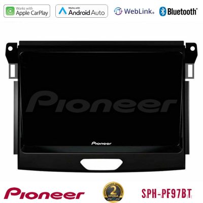 Pioneer SPH-PF97BT Series    Ford Ranger 2017-2022 Multimedia Station 9" (Tablet Style) Με Carplay & Android Auto