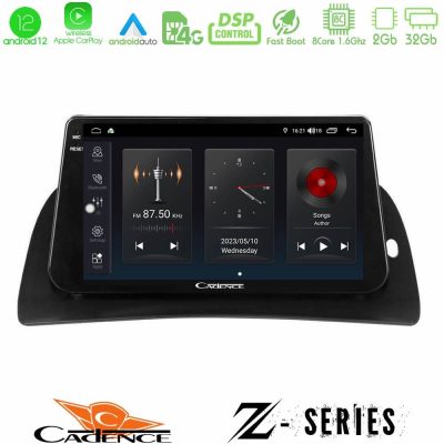 Cadence Z Series Renault Kangoo 2013-2018 8Core Android12 2+32GB Navigation Multimedia Tablet 9"