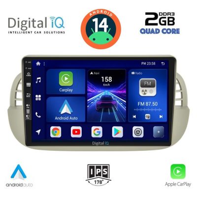 DIGITAL IQ BXC 3130_CPAA (9inc) MULTIMEDIA TABLET for FIAT 500 mod. 2007-2015