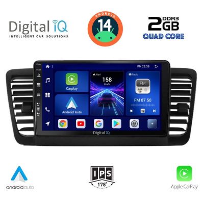 DIGITAL IQ BXC 3665_CPAA (9inc) MULTIMEDIA TABLET for SUBARU LEGACY – OUTBACK mod. 2002-2008