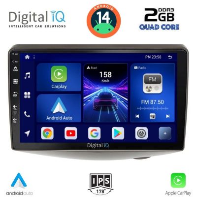 DIGITAL IQ BXC 3735_CPAA (9inc) MULTIMEDIA TABLET for TOYOTA YARIS mod. 1999-2006