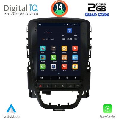 DIGITAL IQ BXC 3972_CPAA TESLA STYLE  for OPEL ASTRA J  2011-2016
