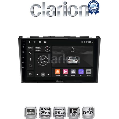 CLARION GL31009 Οθόνη OEM Multimedia Αυτοκινήτου για HONDA CRV 2005>2012 (CarPlay/AndroidAuto/BT/GPS/WIFI/GPRS)