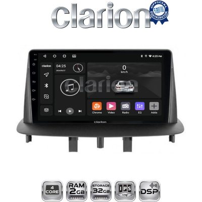 CLARION GL31145 Οθόνη OEM Multimedia Αυτοκινήτου για RENAULT MEGANE3 (CarPlay/AndroidAuto/BT/GPS/WIFI/GPRS)