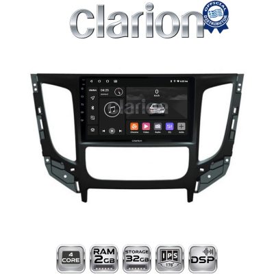 CLARION GL31230 Οθόνη OEM Multimedia Αυτοκινήτου για Mitsubishi L200 2014 >Μόνο για αυτοκίνητα με Κλιματισμό (CarPlay/AndroidAuto/BT/GPS/WIFI/GPRS)