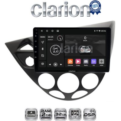 CLARION GL31236 Οθόνη OEM Multimedia Αυτοκινήτου για Ford Focus 1998 > 2004 (CarPlay/AndroidAuto/BT/GPS/WIFI/GPRS)
