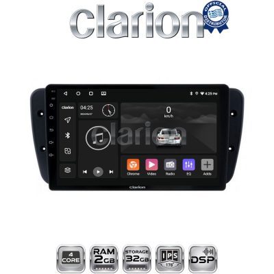CLARION GL31246 Οθόνη OEM Multimedia Αυτοκινήτου για Seat Ibiza 2008 > 2015 (CarPlay/AndroidAuto/BT/GPS/WIFI/GPRS)