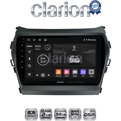 CLARION GL31309 Οθόνη OEM Multimedia Αυτοκινήτου για HY SANTA FE 2013 > 2017
HY IX45 (CarPlay/AndroidAuto/BT/GPS/WIFI/GPRS)