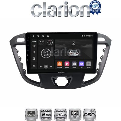 CLARION GL31366 Οθόνη OEM Multimedia Αυτοκινήτου για TRANSIT CUSTOM - TOURNEO CUSTOM 2013> (CarPlay/AndroidAuto/BT/GPS/WIFI/GPRS)