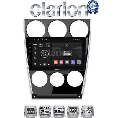 CLARION GL31436 Οθόνη OEM Multimedia Αυτοκινήτου για MAZDA 6 facelift 2005>2008  (CarPlay/AndroidAuto/BT/GPS/WIFI/GPRS)