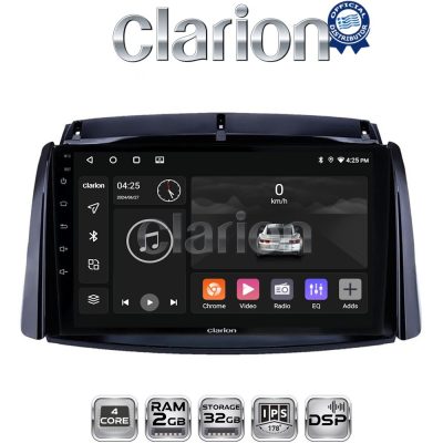 CLARION GL31498 Οθόνη OEM Multimedia Αυτοκινήτου για Renault Koleos 2006>2017 (CarPlay/AndroidAuto/BT/GPS/WIFI/GPRS)
