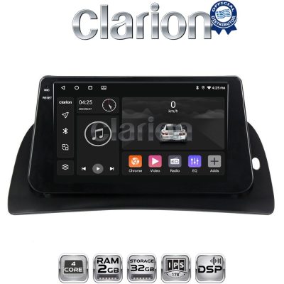 CLARION GL31707 Οθόνη OEM Multimedia Αυτοκινήτου για Renault Kangoo 2011 > 2021 (CarPlay/AndroidAuto/BT/GPS/WIFI/GPRS)
