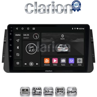 CLARION GL31714 Οθόνη OEM Multimedia Αυτοκινήτου για Nissan Micra (K14) 2017> (CarPlay/AndroidAuto/BT/GPS/WIFI/GPRS)