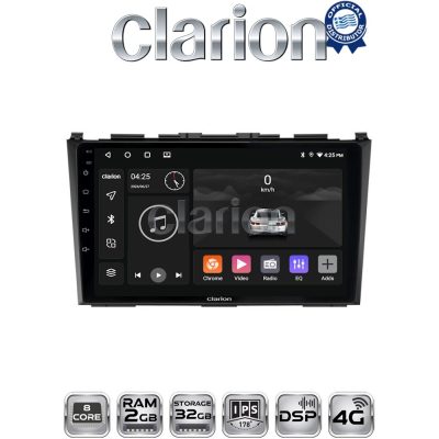 CLARION GL71009 Οθόνη OEM Multimedia Αυτοκινήτου για HONDA CRV 2005>2012 (CarPlay/AndroidAuto/BT/GPS/WIFI/GPRS)