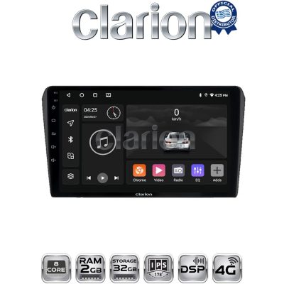 CLARION GL71025B Οθόνη OEM Multimedia Αυτοκινήτου για 0 (CarPlay/AndroidAuto/BT/GPS/WIFI/GPRS)