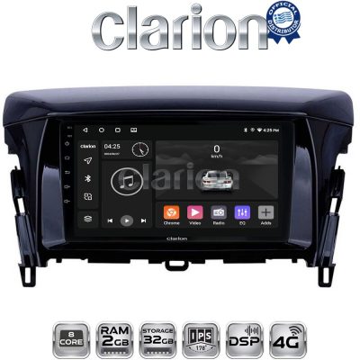CLARION GL71030 Οθόνη OEM Multimedia Αυτοκινήτου για MITSUBISHI ECLIPSE CROSS 2018> (CarPlay/AndroidAuto/BT/GPS/WIFI/GPRS)