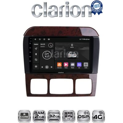 CLARION GL71220C Οθόνη OEM Multimedia Αυτοκινήτου για MERCEDES S W220 1998 > 2005 (CarPlay/AndroidAuto/BT/GPS/WIFI/GPRS)