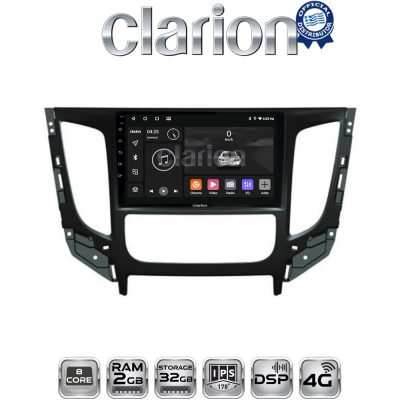 CLARION GL71230 Οθόνη OEM Multimedia Αυτοκινήτου για Mitsubishi L200 2014 >Μόνο για αυτοκίνητα με Κλιματισμό (CarPlay/AndroidAuto/BT/GPS/WIFI/GPRS)