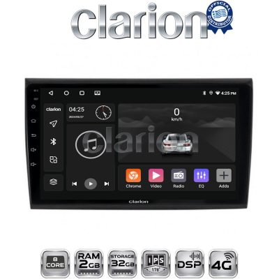 CLARION GL71250 Οθόνη OEM Multimedia Αυτοκινήτου για Fiat Bravo 2007> (CarPlay/AndroidAuto/BT/GPS/WIFI/GPRS)
