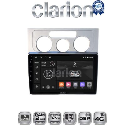 CLARION GL71512 Οθόνη OEM Multimedia Αυτοκινήτου για VW Touran 2003 > 2010 (CarPlay/AndroidAuto/BT/GPS/WIFI/GPRS)
